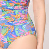 Bañador reductor estampado copa d, palms de ysabel mora.