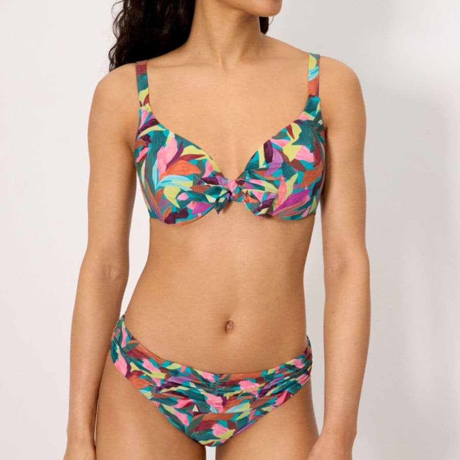 Conjunto bikini capacidad copa C, turquoise de ysabel mora.