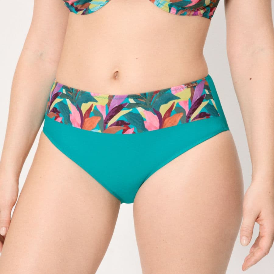 Plus Size Minimizer Bikini Set with Underwire, ysabel mora.