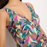 Turquoise Cross Front Shaping Swimsuit , ysabel mora. Turquoise Cross Front Shaping Swimsuit , ysabel mora.