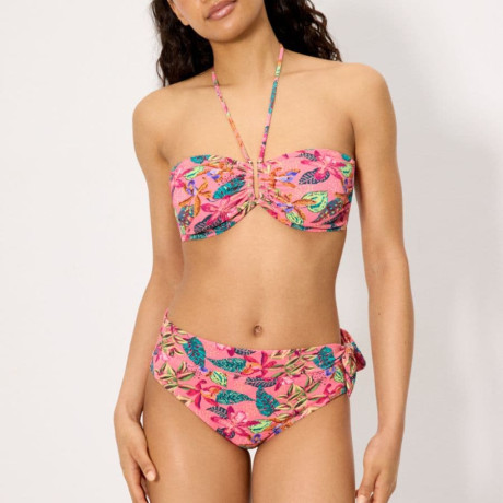 Lavander Bandeau Shaping Bikini Set, ysabel mora.