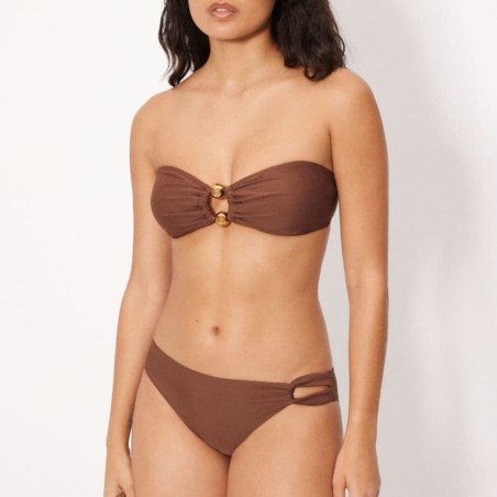 Conjunto bikini bandeau copa b, caleta de ysabel mora.