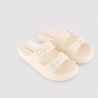 Backless Beach Sandals in Light Beige, ysabel mora. Backless Beach Sandals in Light Beige, ysabel mora.