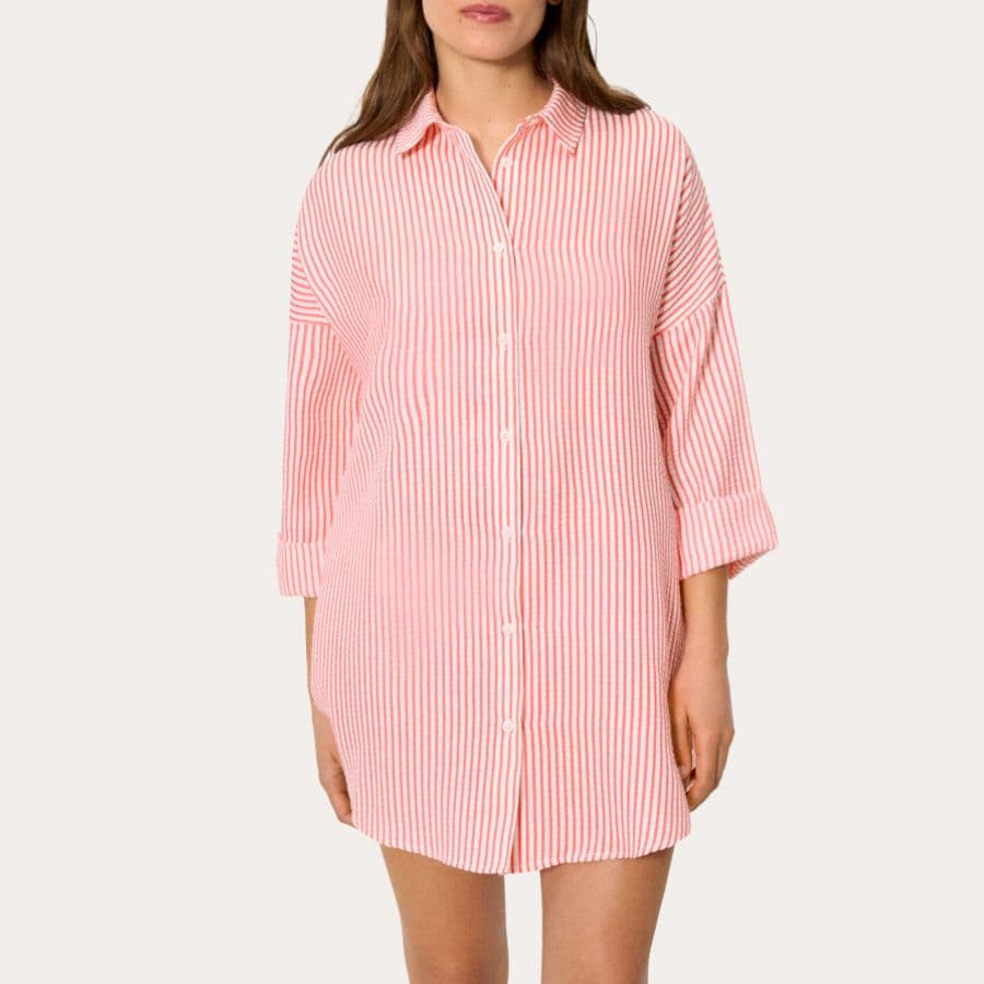 Camisa de manga larga rayas, boast de ysabel mora.