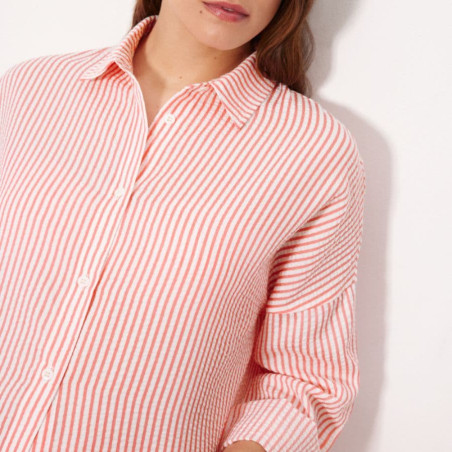 Boast Long Striped Beach Shirt, ysabel mora.