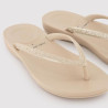 Beige Beach Flip Flops with Extra Comfort Sole, ysabel mora.