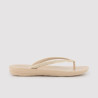 Beige Beach Flip Flops with Extra Comfort Sole, ysabel mora.