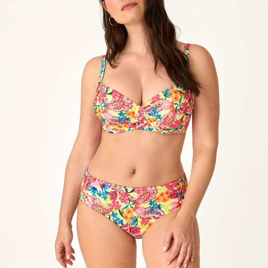Citrus Bloom Underwired Bikini Set, promise.