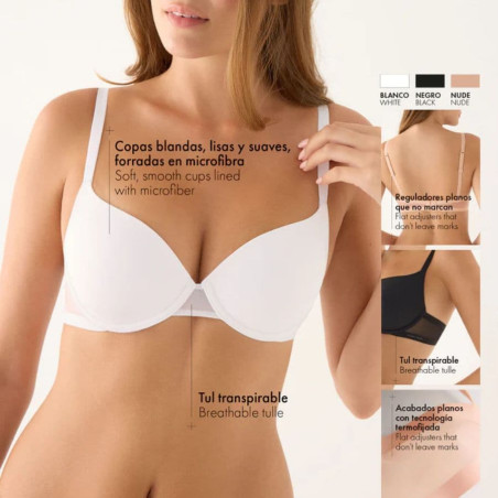 Paula full cup bra, Ysabel Mora NOMARKS – Paula Echevarría.