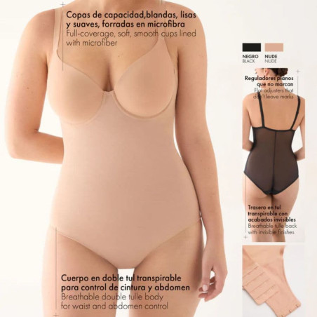 Body de control invisible, Ysabel Mora NOMARKS – Paula Echevarría.