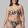 Strapless bikini top + bikini briefs, antao, ysabel mora.