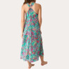 Vestido largo de tirantes estampado, mirage de promise. Vestido largo de tirantes estampado, mirage de promise.