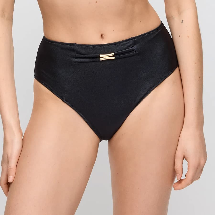 Hello Sunset High-Waist Bikini Bottoms, Marie Jo Swim.