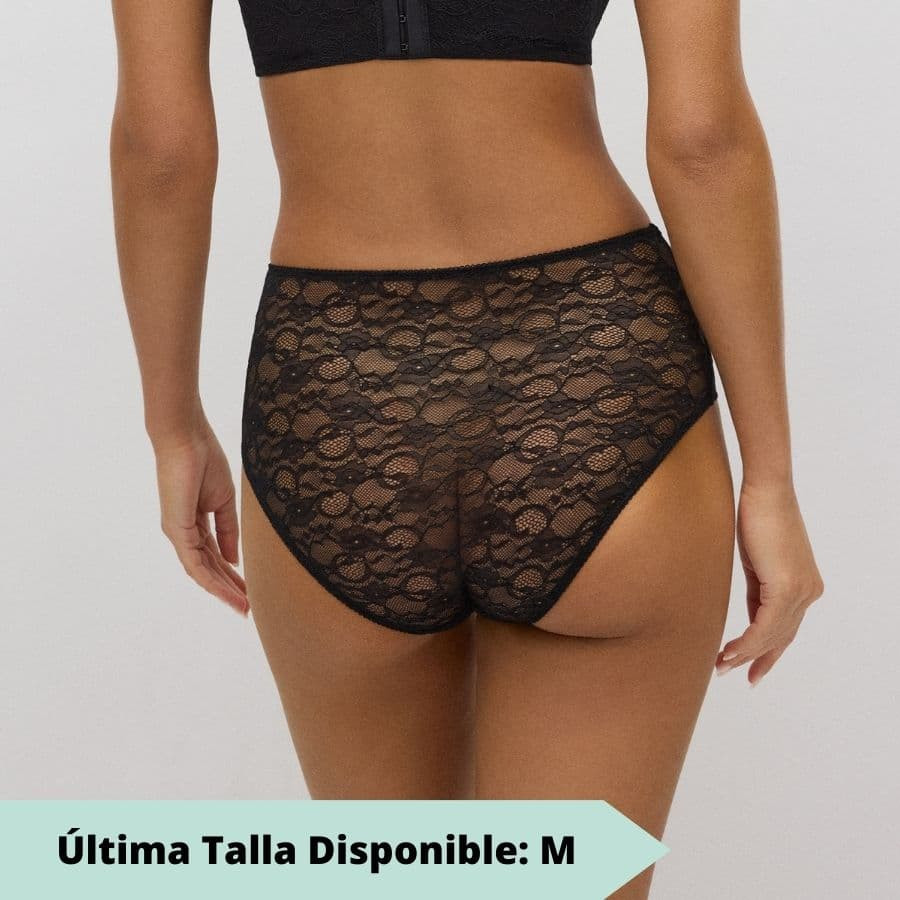 High waisted brief, lace, ysabel mora.