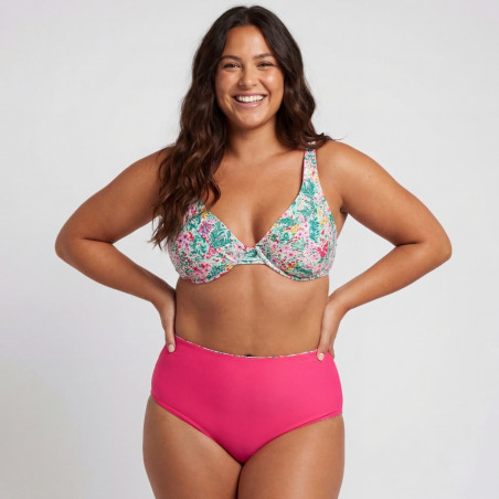 Reversible bikini full briefs, singular swim.