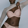 minimizer bra with underwire, twist side, primadonna twist.