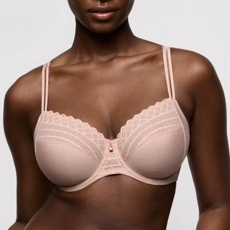minimizer bra with underwire, twist side, primadonna twist.