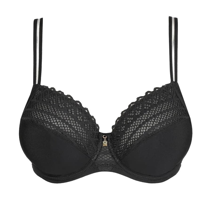 minimizer bra with underwire, twist side, primadonna twist.