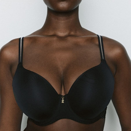 minimizer bra with padded, twist side, primadonna twist.