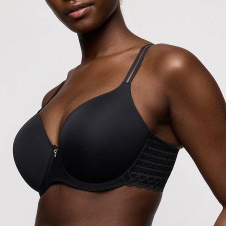 minimizer bra with padded, twist side, primadonna twist.
