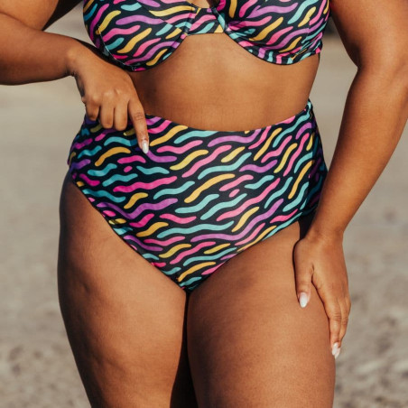 Reversible High-Waist Shaping Bikini Bottom, Singular Swim