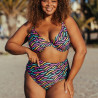 Braga bikini moldeadora de talle alto reversible de singular swim. Braga bikini moldeadora de talle alto reversible de singular swim.