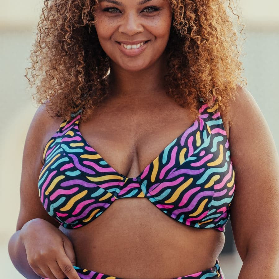 Full Cup Minimizer Bikini Top with Underwire, Singular Swim.