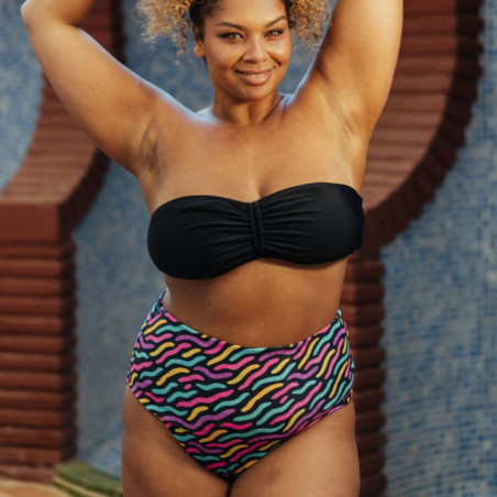 Conjunto bikini bandeau de Singular Swim.
