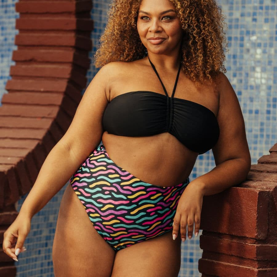 Conjunto bikini bandeau de Singular Swim.