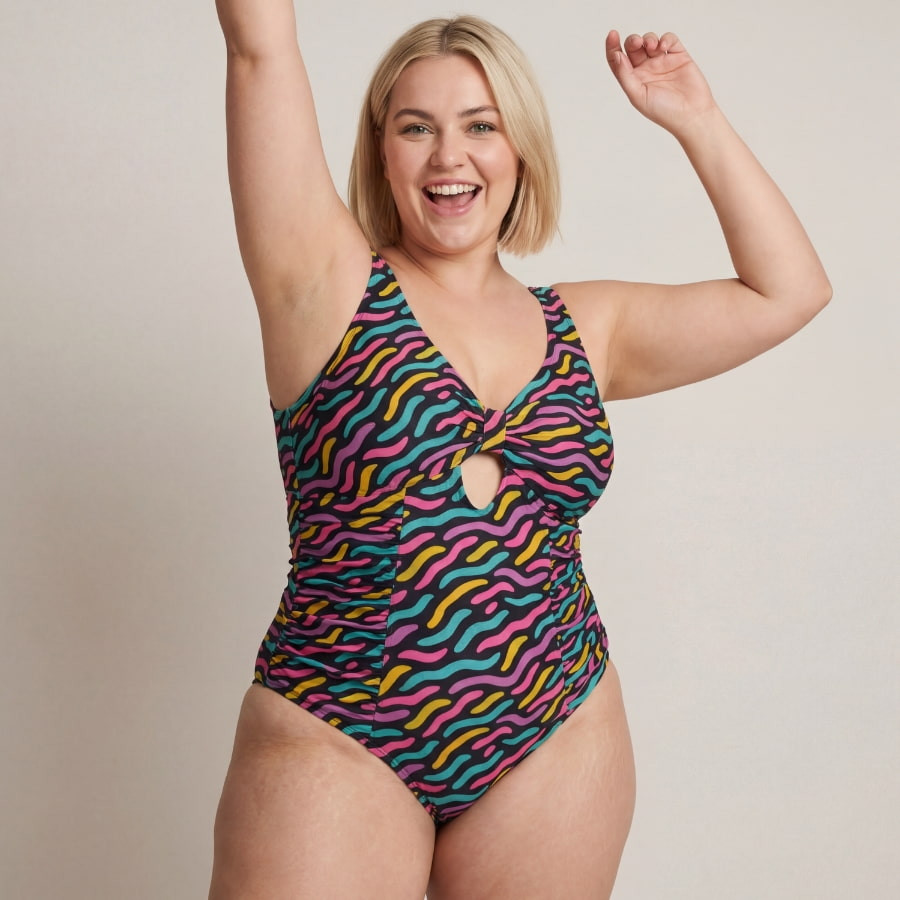 Wire-Free Shaping Swimsuit, Singular Swim.