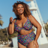 Conjunto bikini reductor estampado de singular swim.