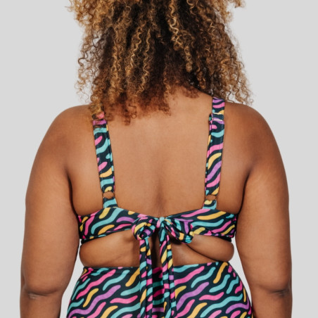 Conjunto bikini reductor estampado de singular swim.