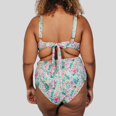 Reversible bikini full briefs, singular swim.
