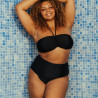 Strapless bikini top, non wired, removable padded, singular swim. Strapless bikini top, non wired, removable padded, singular swim.