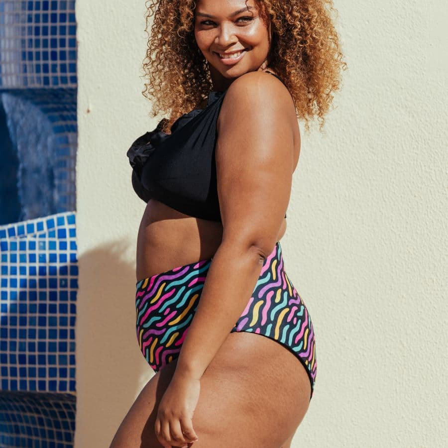 Bikini top, non wired, non padded, singular swim.