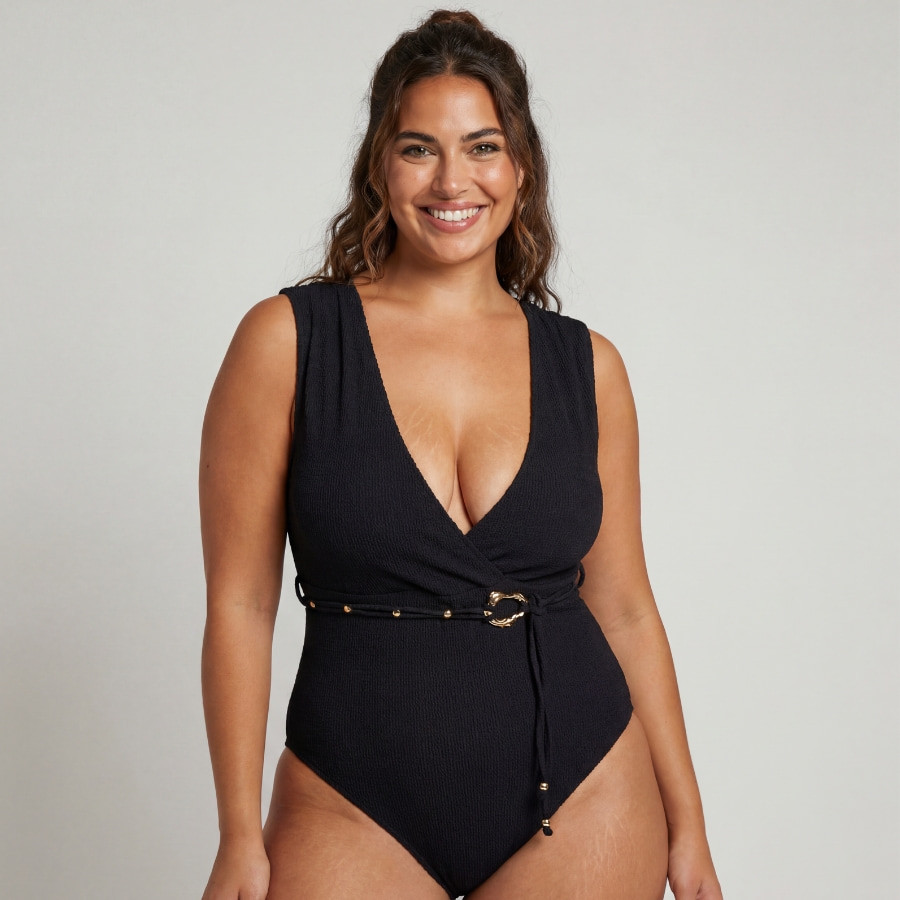Bañador super escotado sin aros, laylah de dorina.