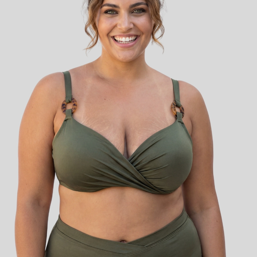 Guaraná Underwired Bikini with High Waist Brief...