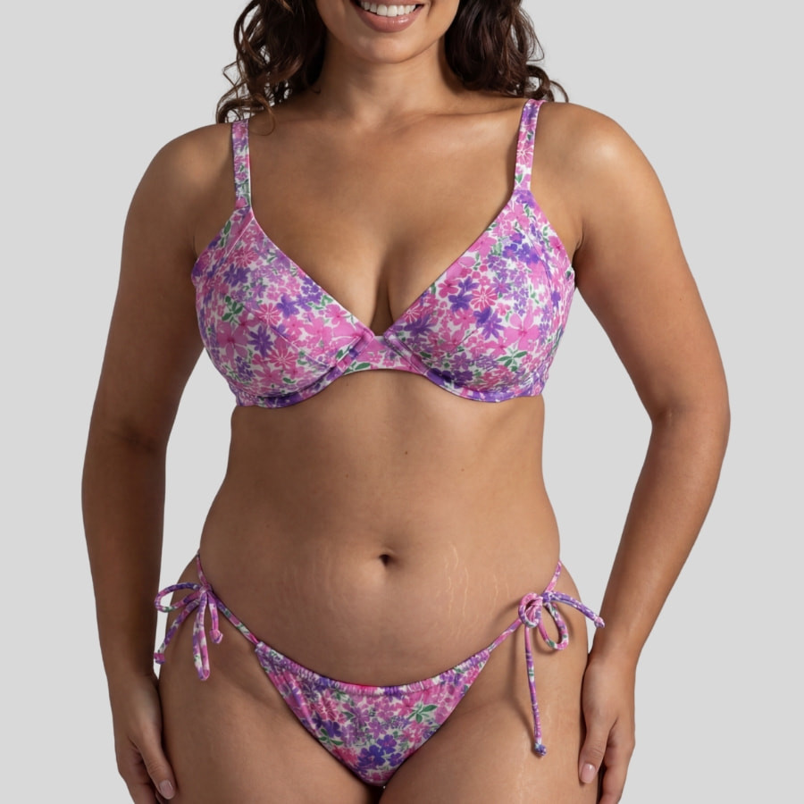 Floral print bikini set, it's paradise by Dorina.