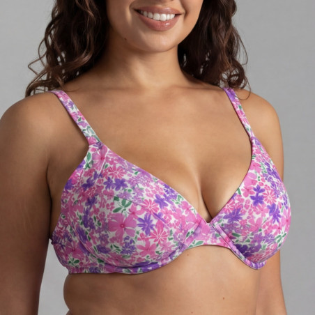 Es Paradis Underwired Bikini Top – Floral Print, dorina.