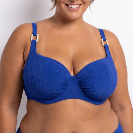 Bikini top, underwired, non padded, madras, dorina.