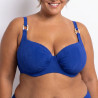 Copa bikini capacidad con aros, madras de dorina.