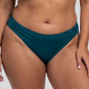 Braga bikini de corte midi tejido liso, mali de dorina.