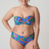 Conjunto bikini sin tirantes copa c, palms de ysabel mora.
