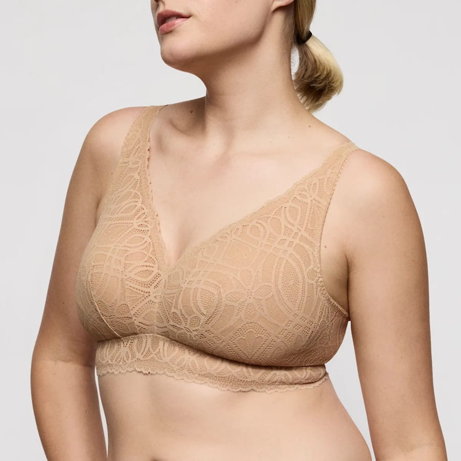Bralette reductor encaje sin aros, salerno de primadonna.
