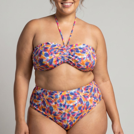 Bikini full briefs, print colors, singular swim.
