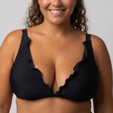 Bikini top, non wired, non padded, singular swim.