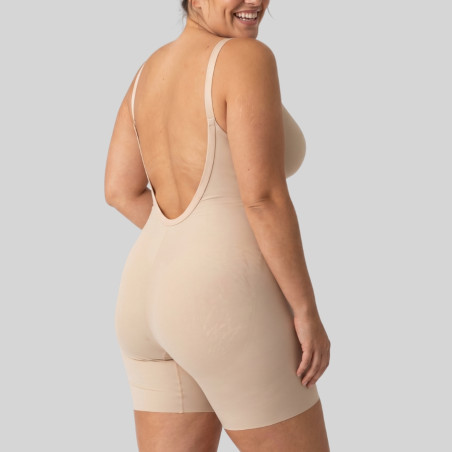 Nuria Backless Seamless Bodysuit, selene.