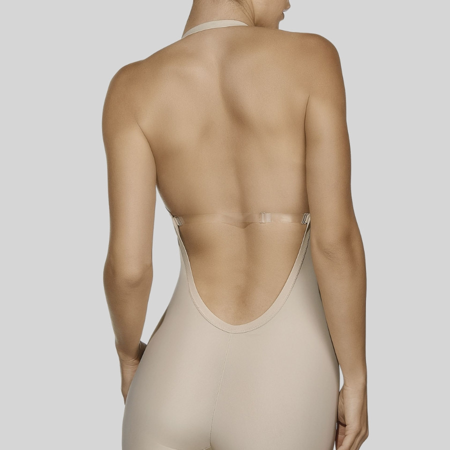 Nuria Backless Seamless Bodysuit, selene.