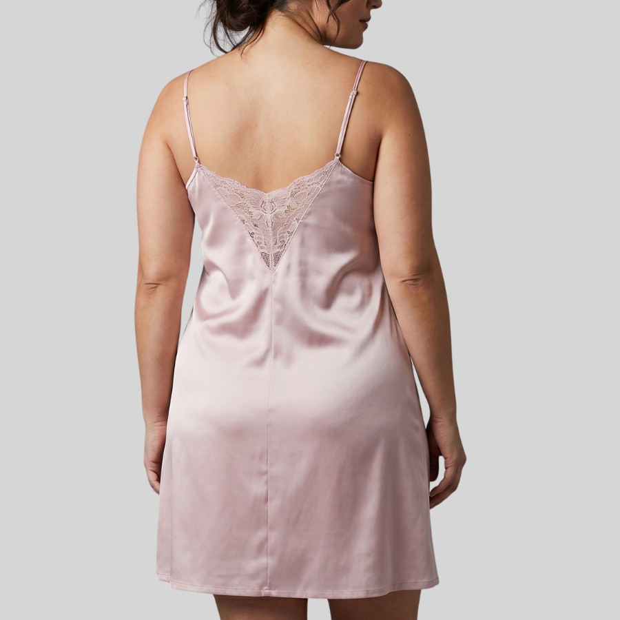 Floral Lace Slip Nightdress with Thin Straps,...