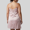 Floral Lace Slip Nightdress with Thin Straps, ysabel mora.